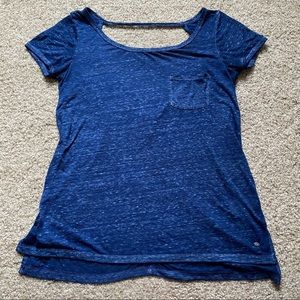 Flowy Open-Back Shirt